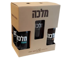 מארז מלכה הכולל 4 בקבוקים 330 מ"ל + כוס